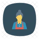 Abuela Dama Viejo Icono