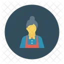 Abuela Dama Viejo Icono