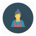 Abuela Dama Viejo Icono