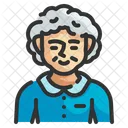 Abuela Abuela Ancianos Icono