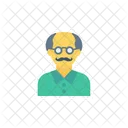 Abuelo Anciano Avatar Icono