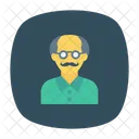 Abuelo Anciano Avatar Icono