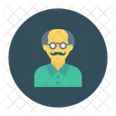 Abuelo Anciano Avatar Icono