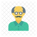 Abuelo Anciano Avatar Icono