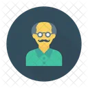 Abuelo Anciano Avatar Icono