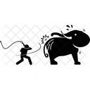 Abuse Animal Cruel Icon