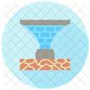 Abutment Bridge Support Icon
