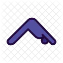 Abwärtshund  Symbol