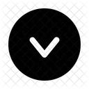 Nach Unten Chevron Details Anzeigen Symbol