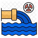 Abwasser Wasserverschmutzung Abwasser Symbol