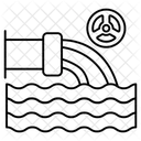 Abwasser Wasserverschmutzung Abwasser Symbol