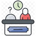 Abwesend Grenze Kampf Symbol