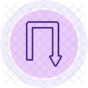 Farbkreissymbol Ablehnen Icon