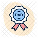 Bester Papa Abzeichen Emblem Symbol