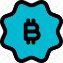 Abzeichen Bitcoin  Symbol