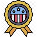 Abzeichen Kulturen Usa Symbol