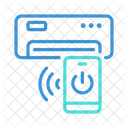 Fernbedienung Klimaanlage Temperaturregelung Symbol