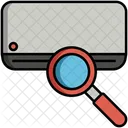 Ac Inspection Ac Check Magnifying Icon