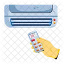 Ac Remote Air Conditioner On Ac Icon