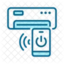 Ventilation Icons Color Blue Symbol