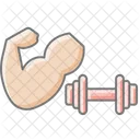 Academia Fitness Exercicio Icon