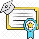 Academic Degree Diploma Degree Icon