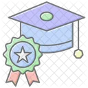 Academic Excellence Lineal Color Icon Icon