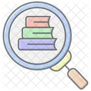 Academic Research Lineal Color Icon Icône