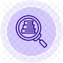 Academic Research Line Icon Icon