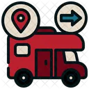 Camping Campervan Caravana Icon