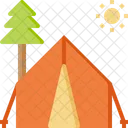Acampamento  Ícone