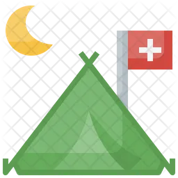 Acampamento  Ícone