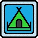 Acampamento  Ícone