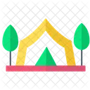 Acampamento  Ícone