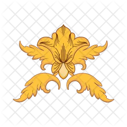 Acanthus floral  Icon