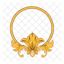 Acanthus Flower Decoration Icon