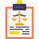 Acao Judicial Legal Documento Icon