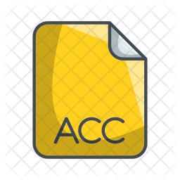 Acc Icon - Download in Colored Outline Style