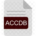 Accdb Arquivo Formato Ícone