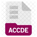 Accde Datei Format Symbol