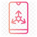 Accelerometer Sensor Mobile Phone Icon