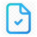 Accept Document  Icon