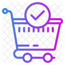 Bag Cart Checkmark Icon