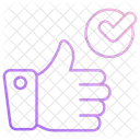 Acceptable Approval Agreeable Icon