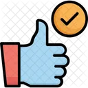 Acceptance Approved Hand Gesture Icon