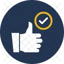 Acceptance Approved Hand Gesture Icon