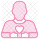 Acceptation De Soi Duotone Line Icon Icône