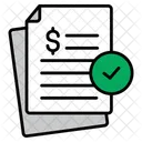 Notification Dapprobation Signature Dapprobation Approbation Officielle Icône