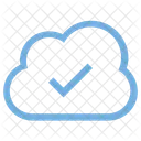 Cloud Coche Acceptation Icône