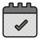 Schedule Calendar Accepted Icon